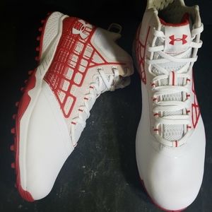 Under Armour Red White Size: 12 4201279718 4D Foam